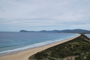 The Neck qui rejoint les 2 presqu’îles des Bruny Island